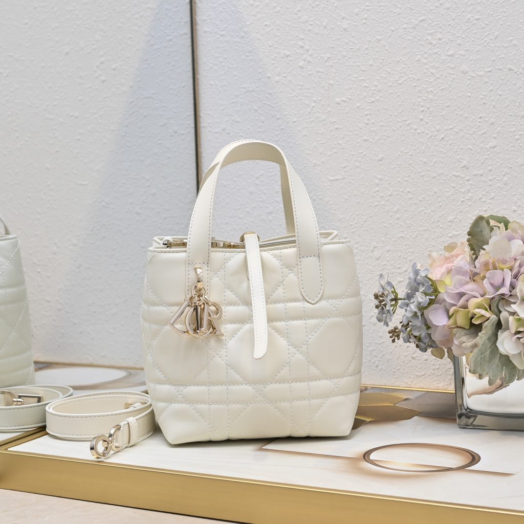上品　ディオール　DIOR Toujours　バーティカル　トートバッグ　スモール　レディースバッグ　ショルダーバッグ　ハンドバッグ - 画像 3