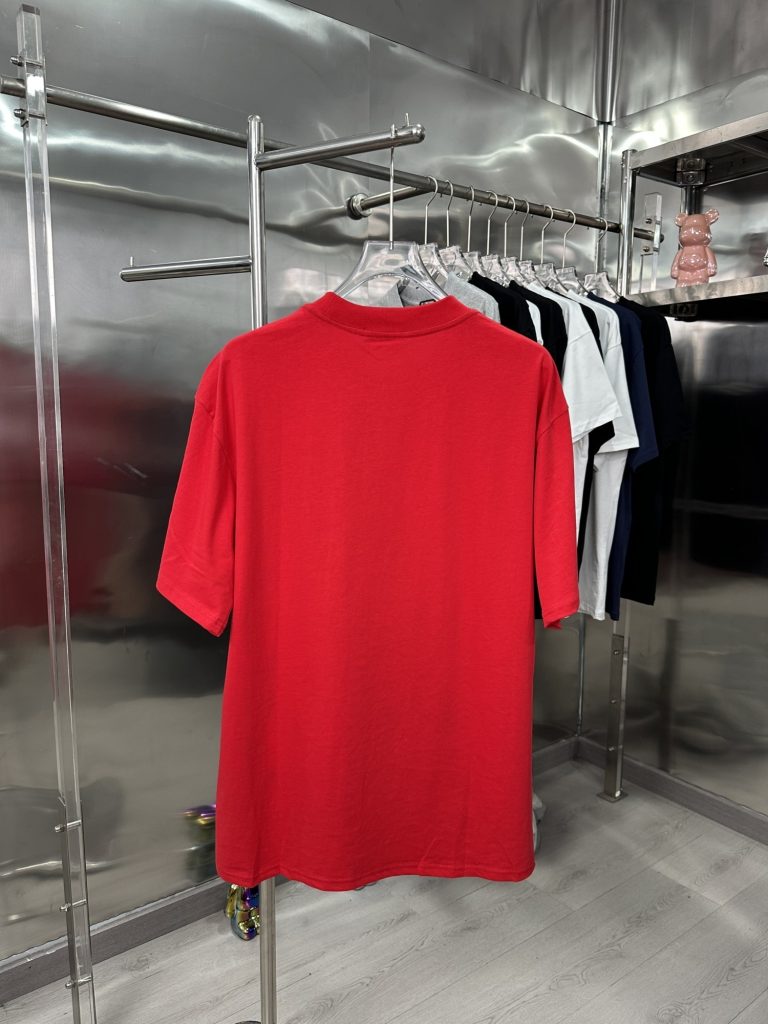BALENCIAGA　バレンシアガ　Tシャツ　シンプル　刺繍　クルーネックTシャツ　シャツ　半袖Tシャツ　カップルコーデ　Tshirt　男女兼用　M-XXXL - 画像 6