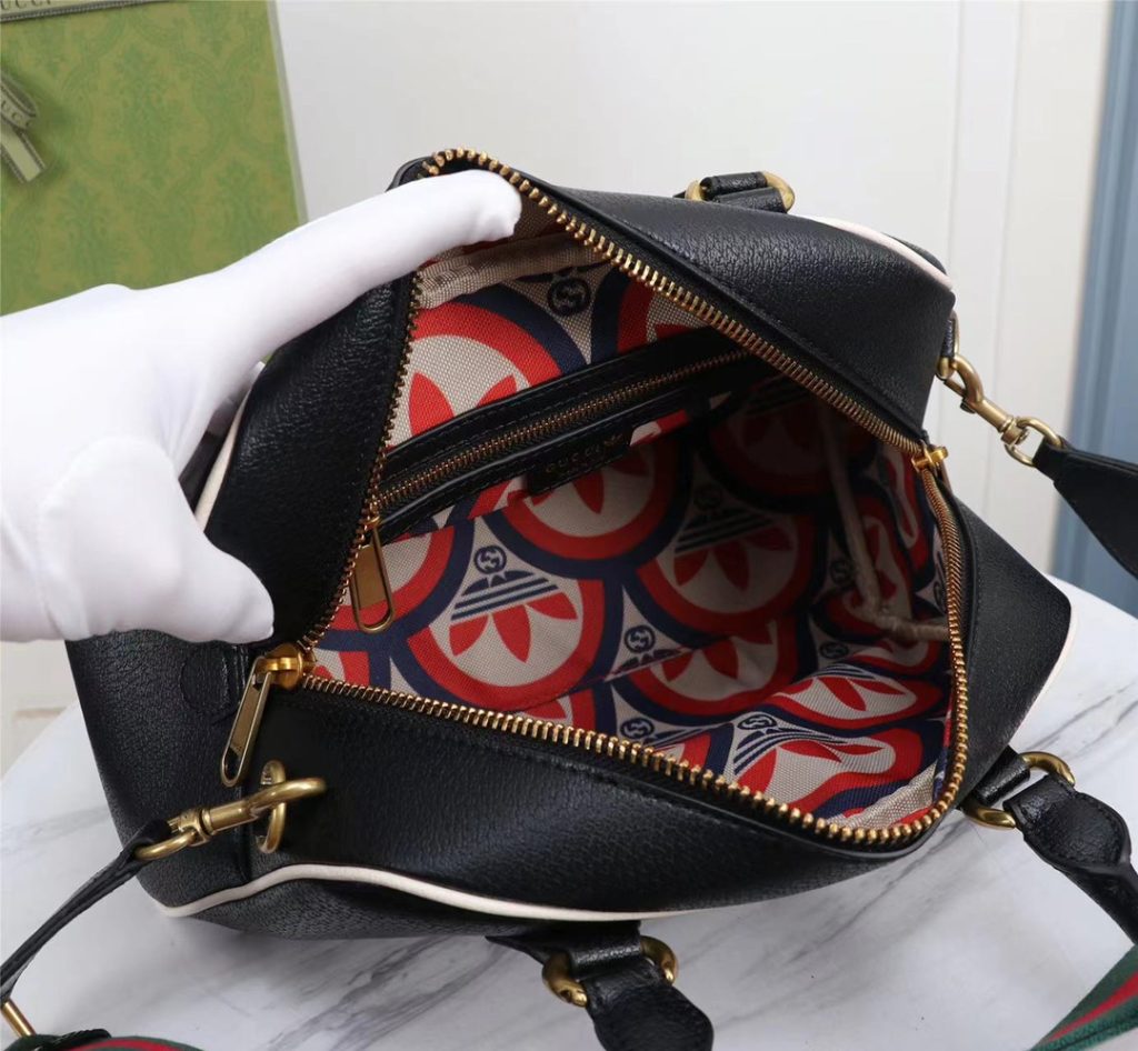 グッチ×アディダス　GUCCI×ADIDAS　ダッフルバッグ　ミニ　ハンドバッグ　ショルダーバッグ　レザー　3色 - 画像 8