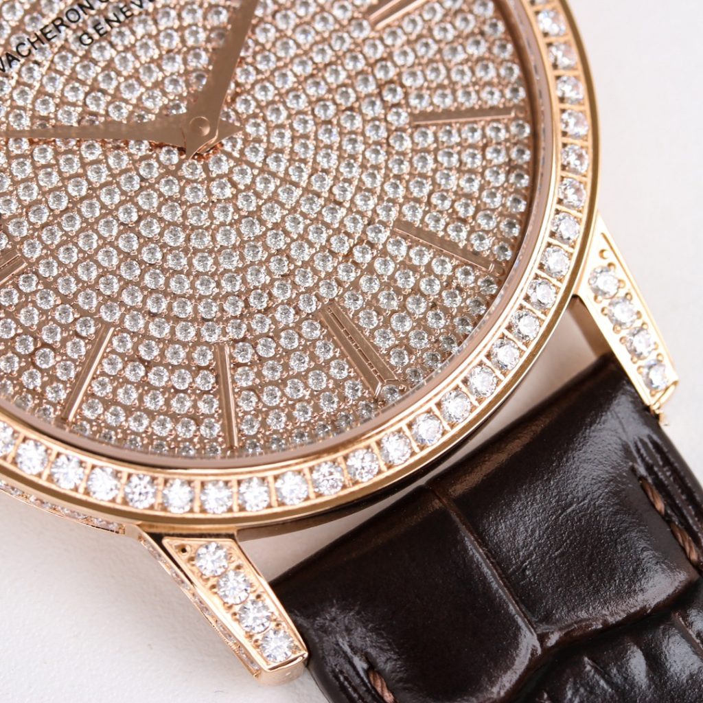 VACHERON CONSTANTIN ヴァシュロンコンスタンタン メンズ腕時計 満天星 シャンパン ブラック - 画像 6