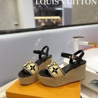 LouisVuitton　シエナサンダル　ルイヴィトン　ウェッジヒール　サンダル　ビーチサンダル　厚底スリッパ　モノグラム　レディース - 画像 2