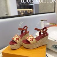 LouisVuitton　シエナサンダル　ルイヴィトン　ウェッジヒール　サンダル　ビーチサンダル　厚底スリッパ　モノグラム　レディース - 画像 3