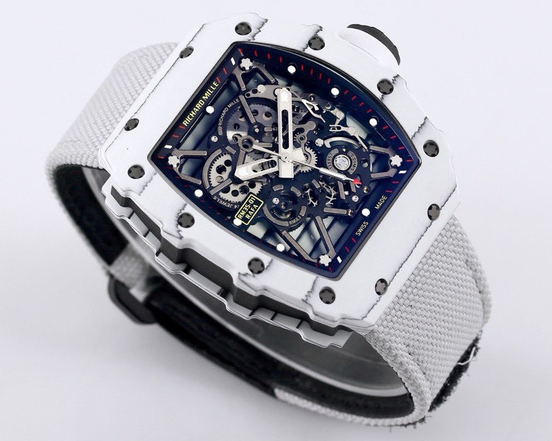 RICHARD MILLE リチャードミル 腕時計 メンズ 自動巻き マットホワイト 全1色 - 画像 4