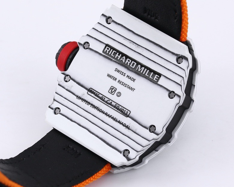 RICHARD MILLE リチャードミル 腕時計 メンズ 自動巻き メカニカル 42mm オレンジ - 画像 8