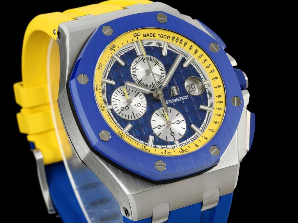 AUDEMARS PIGUET オーデマピゲ メンズ 腕時計 メカニカル 自動巻き カラフル ブルー ヨーク - 画像 2