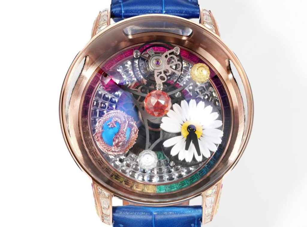 Jacob&Co ジェイコブ ウォッチ メンズ ダブルアクシアルトゥルビヨン ハイエンド 時計 ブルー - 画像 5