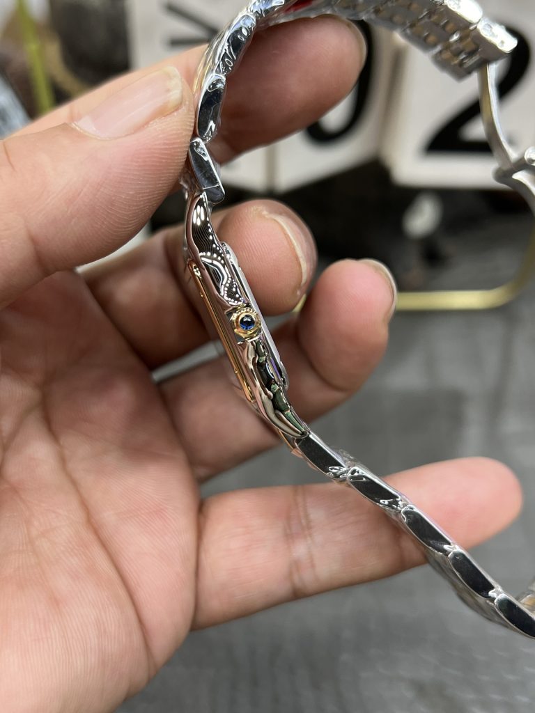 Cartier カルティエ パンテール 腕時計 レディース ロレックス風 ミニサイズ シルバー&ゴールド - 画像 6