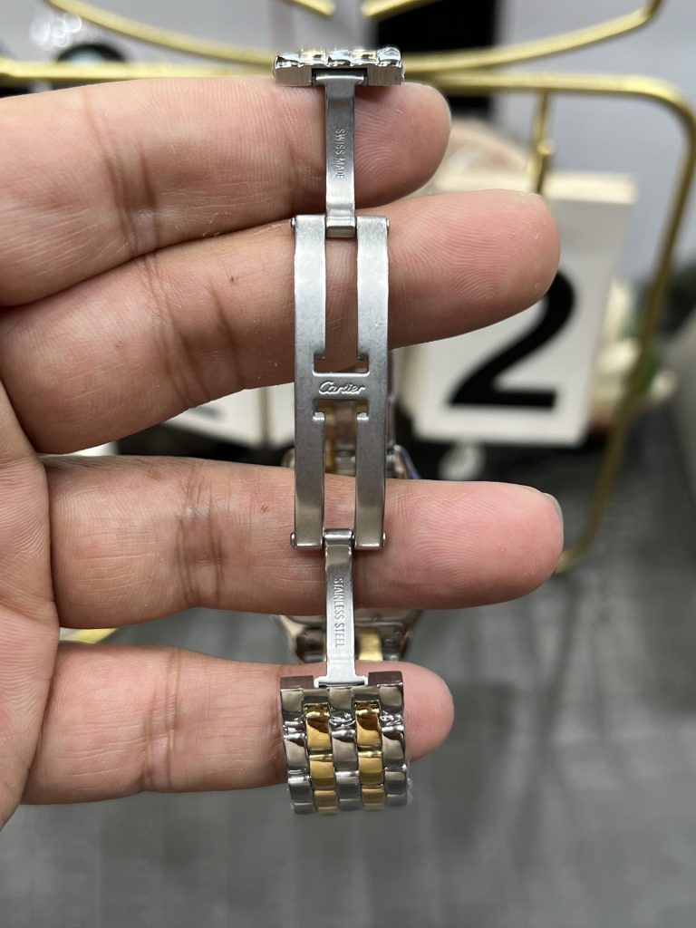 Cartier カルティエ パンテール 腕時計 レディース ロレックス風 ミニサイズ シルバー&ゴールド - 画像 8