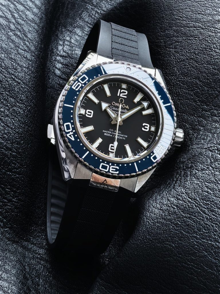 OMEGA オメガ シーマスター 腕時計 メンズ 自動巻き 機械式 42mm ブルーベゼル ブラック - 画像 3