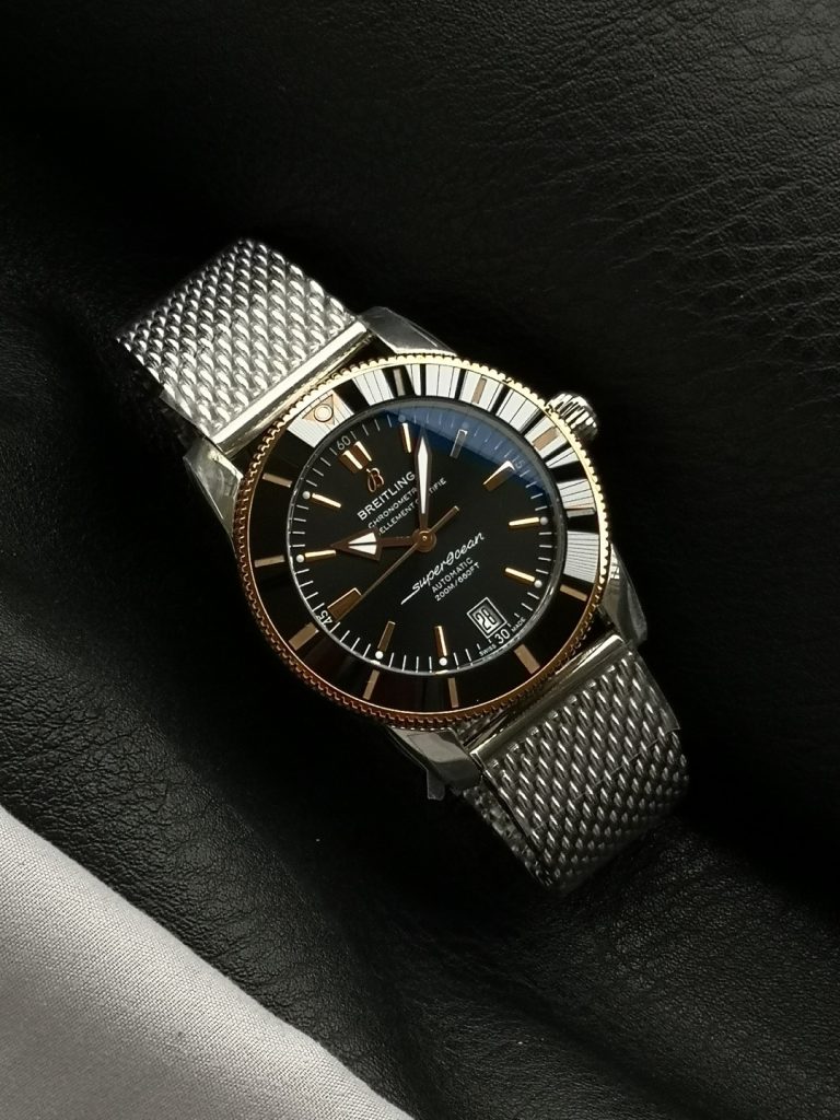 BREITLING ブライトリング スーパーオーシャン 腕時計 メンズ 自動巻き 42mm ブラック ローズゴールド - 画像 5