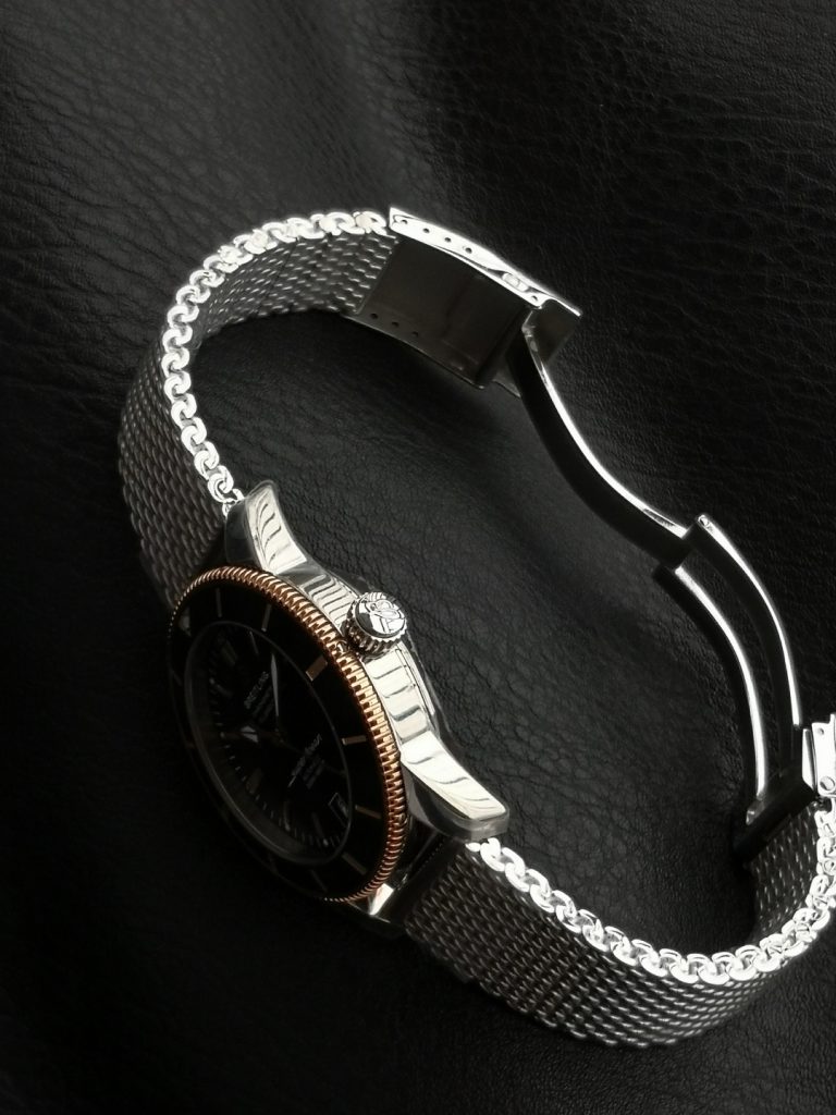 BREITLING ブライトリング スーパーオーシャン 腕時計 メンズ 自動巻き 42mm ブラック ローズゴールド - 画像 7