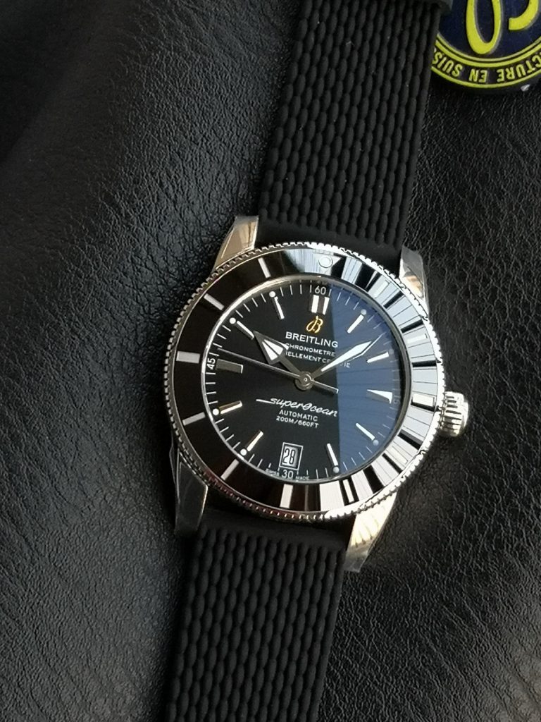 BREITLING ブライトリング スーパーオーシャン 腕時計 メンズ 自動巻き ブラック - 画像 2