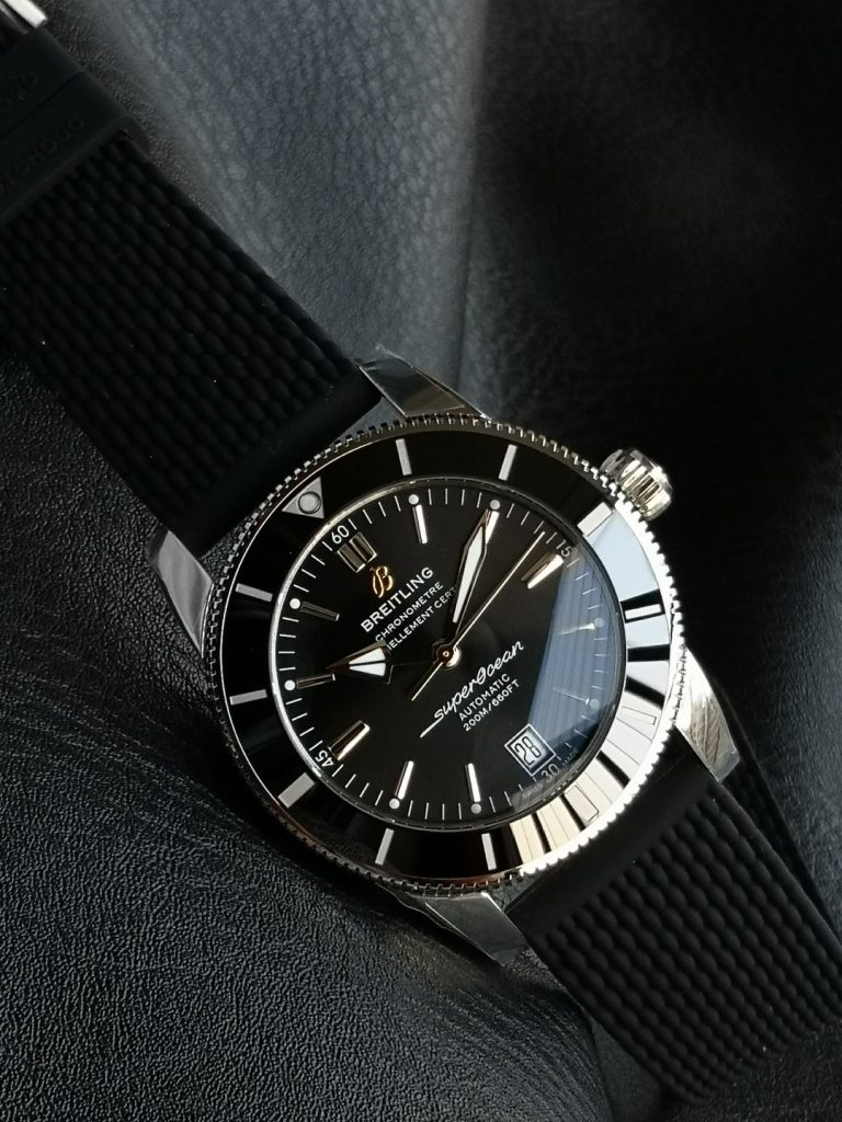 BREITLING ブライトリング スーパーオーシャン 腕時計 メンズ 自動巻き ブラック - 画像 4