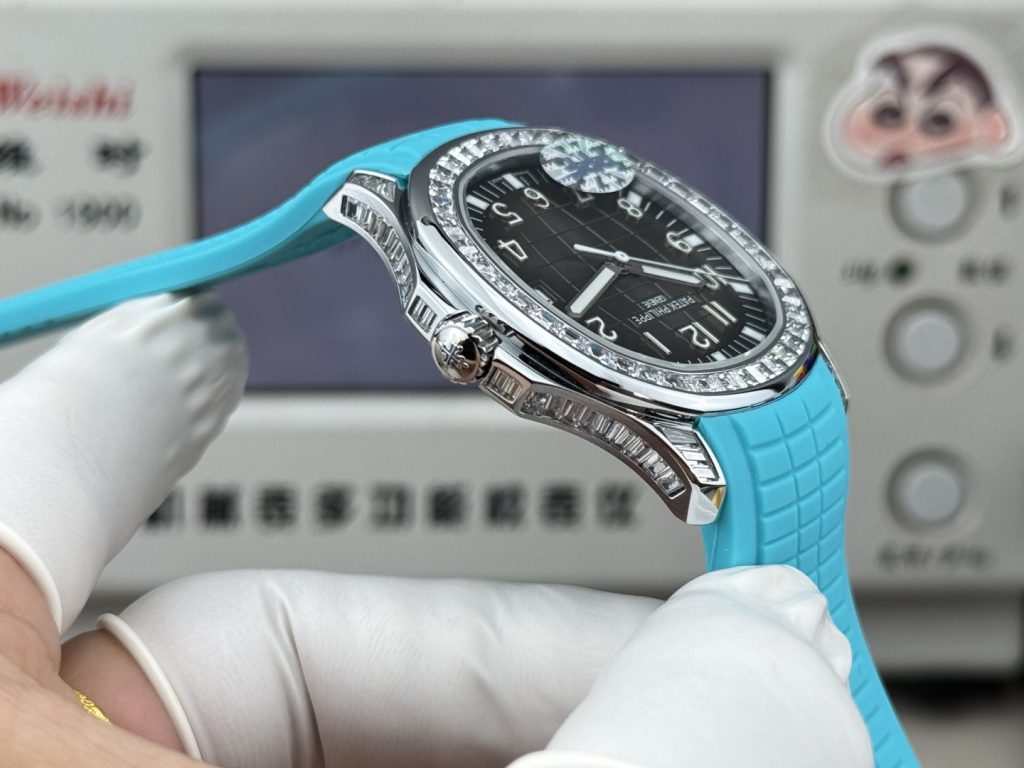 PATEK PHILIPPE パテックフィリップ アクアノート 腕時計 メンズ 324一体機芯 ダイヤモンドベゼル ディヴスラン - 画像 7