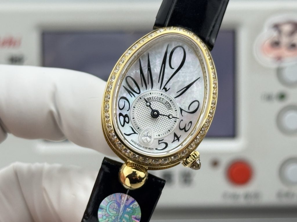 GR グループ 腕時計 レディース オーバル型 ムーブメント 本革 ブラック - 画像 5
