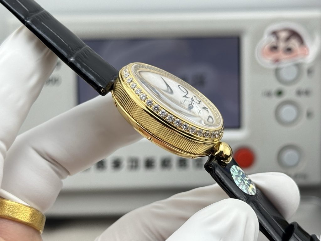 GR グループ 腕時計 レディース オーバル型 ムーブメント 本革 ブラック - 画像 6