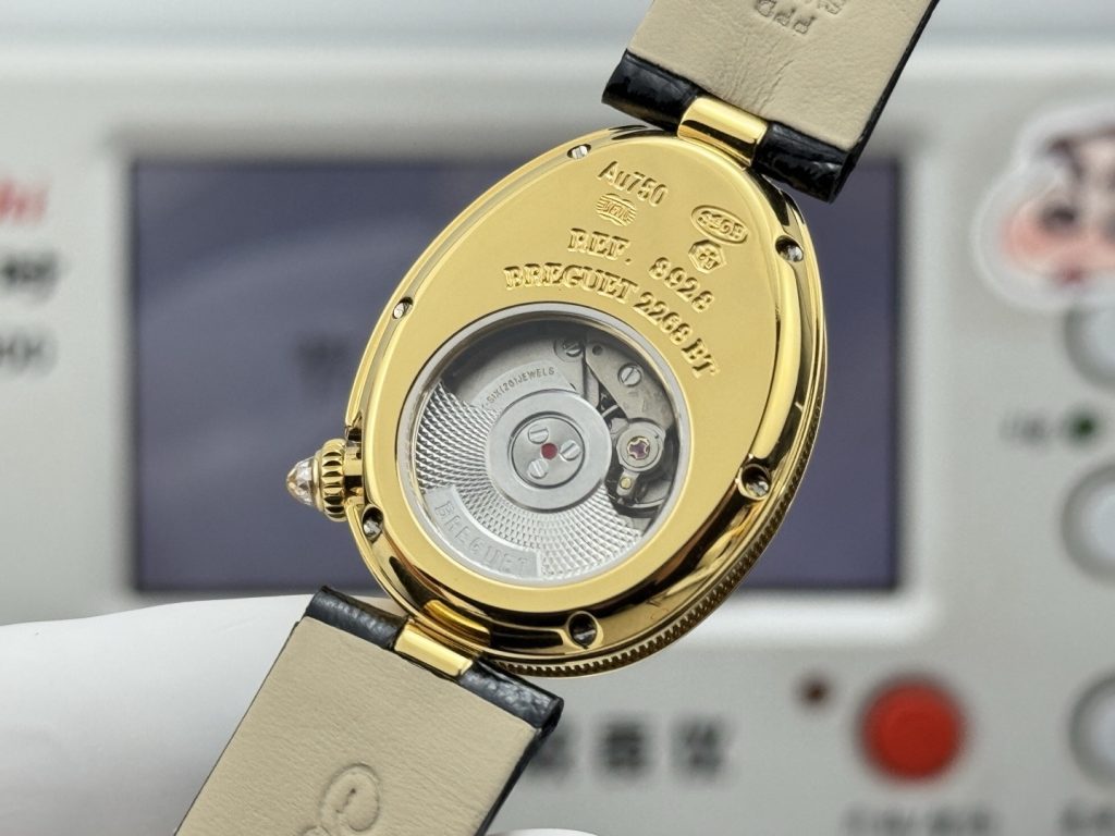GR グループ 腕時計 レディース オーバル型 ムーブメント 本革 ブラック - 画像 8