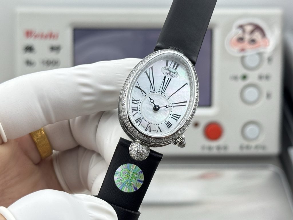 BREGUET ブルゲー ブルゲー レディース 腕時計 オーバル型 本革 ブラック - 画像 3