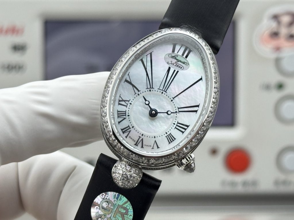 BREGUET ブルゲー ブルゲー レディース 腕時計 オーバル型 本革 ブラック - 画像 5