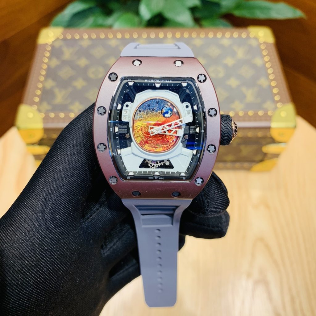 RICHARD MILLE リチャードミル 腕時計 メンズ 陀飛輪 自動巻き タイタン グラファイト ブラック - 画像 2
