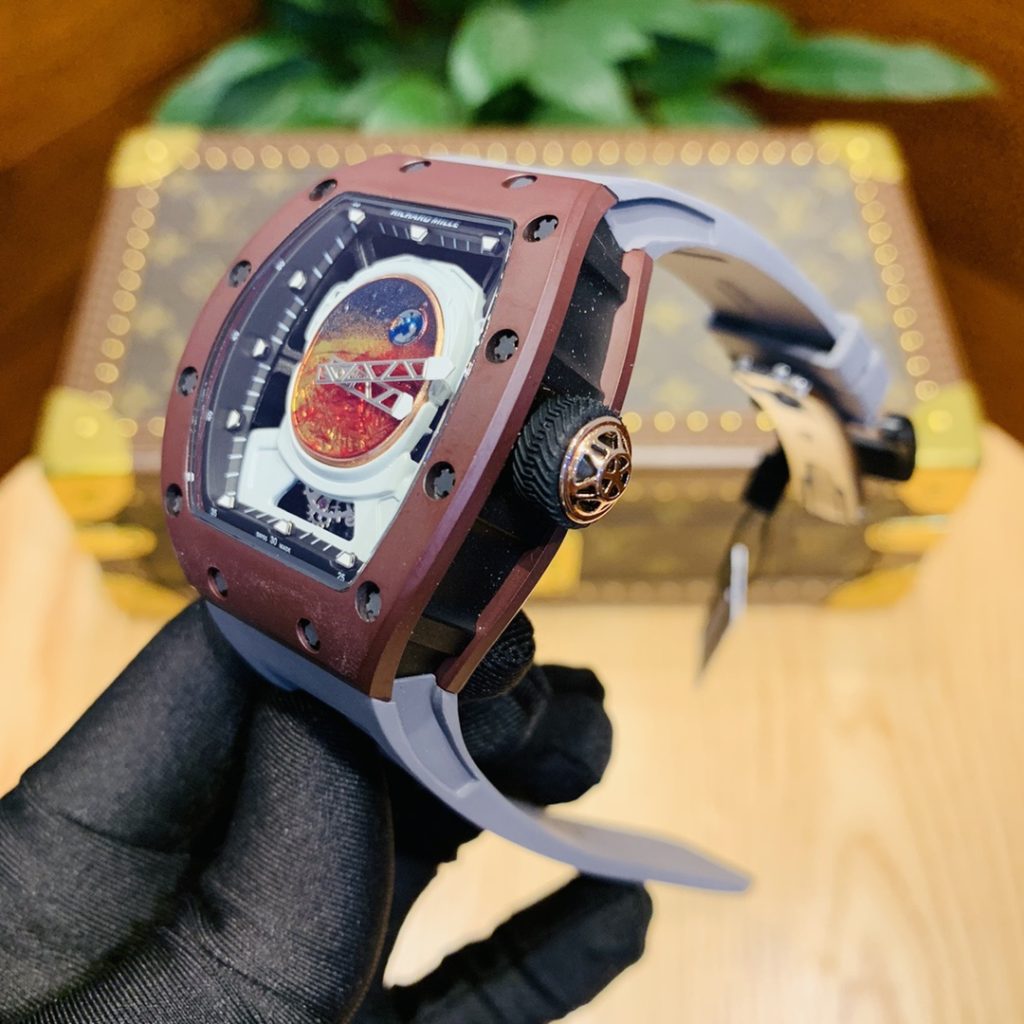 RICHARD MILLE リチャードミル 腕時計 メンズ 陀飛輪 自動巻き タイタン グラファイト ブラック - 画像 4