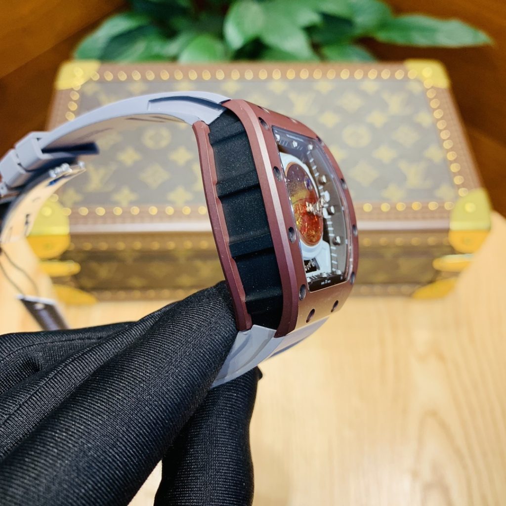 RICHARD MILLE リチャードミル 腕時計 メンズ 陀飛輪 自動巻き タイタン グラファイト ブラック - 画像 5