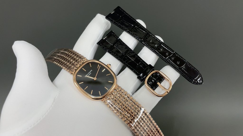 PATEK PHILIPPE パテックフィリップ 腕時計 レディース 細身 ファインメタル ブラック - 画像 7