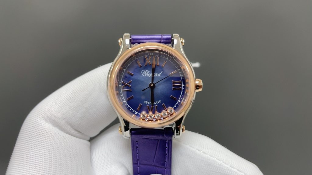 CHOPARD ショパール フェイスウォッチ レディース 自動巻き ダイヤル パープル|ランチに使いやすい財布・小物を写真で確認