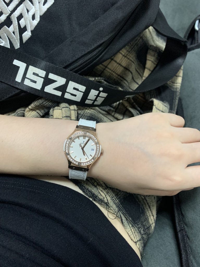 HUBLOT ハブロット 腕時計 レディース ローズゴールド ダイヤモンド クオーツ 全2色 - 画像 3
