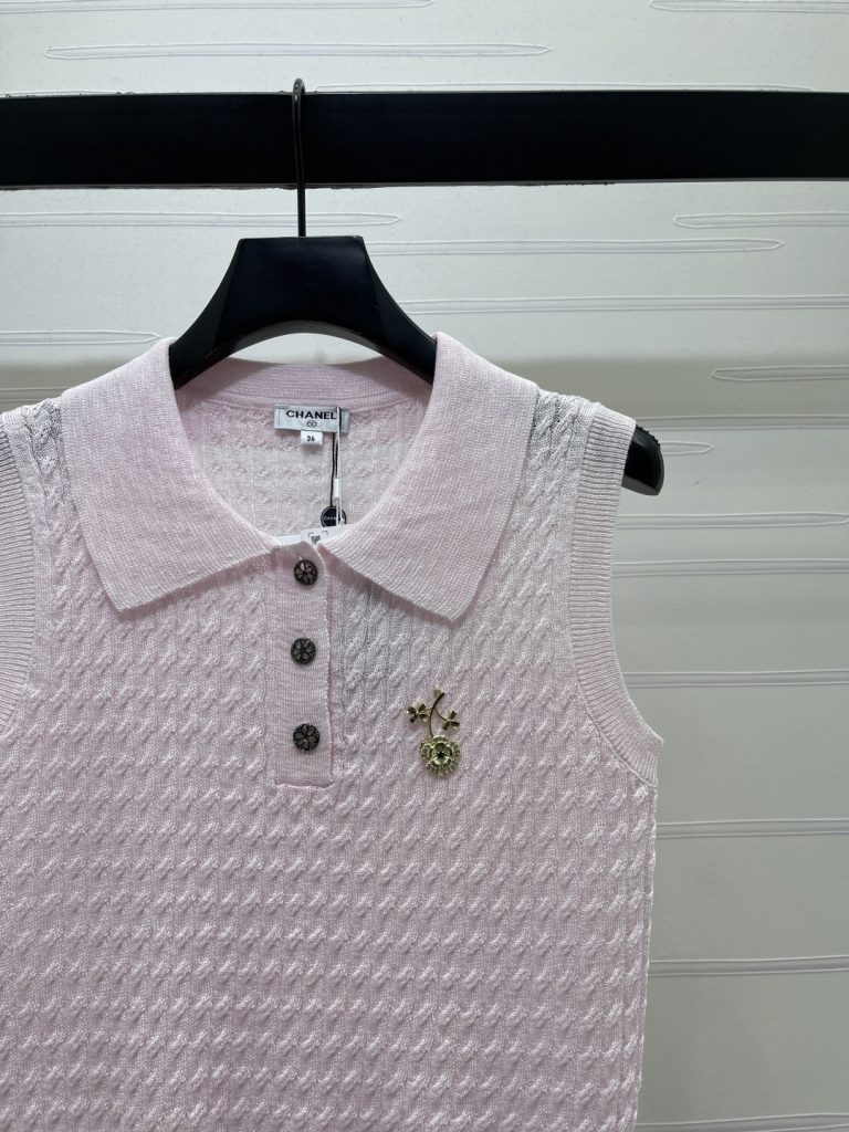 CHANEL シャネル ニット ポロネックカーディガン レディース ポロ襟 ロンT 3色展開 - 画像 2