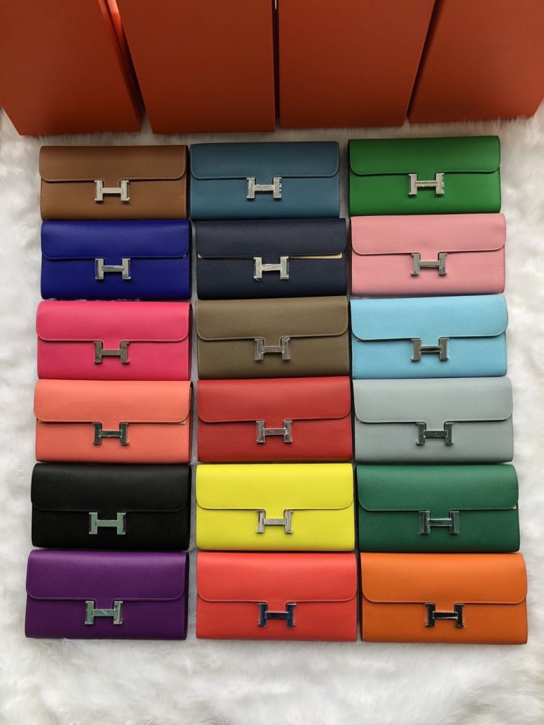 エルメス　Hermes　コンスタンス長財布　Constance　クラッチ　財布　二つ折り財布　18色入り　シルバー金具 - 画像 2