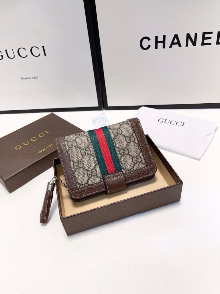 GUCCI グッチ 三つ折り財布 カードケース 本革仕様 3色展開 - 画像 3