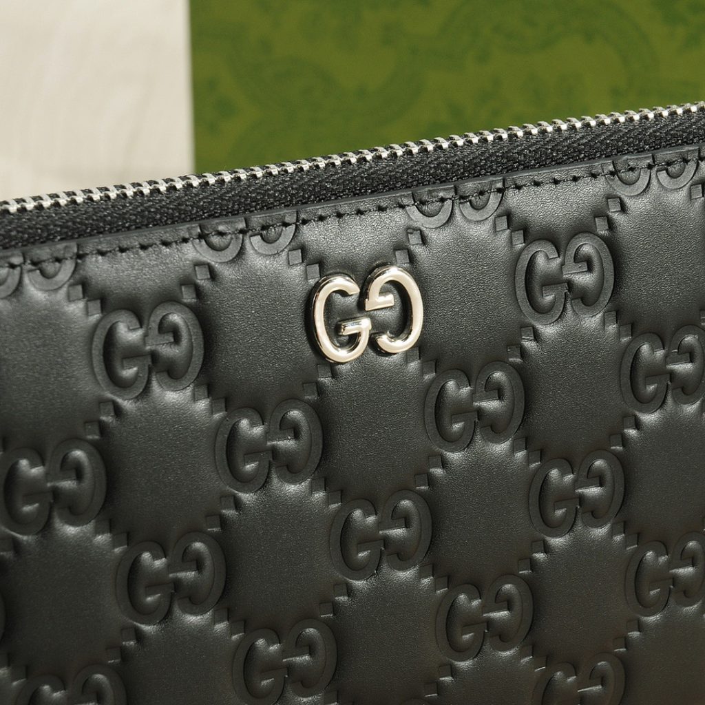 GUCCI グッチ ロングジップ长財布 古奇 メンズ レディース ブラック - 画像 5