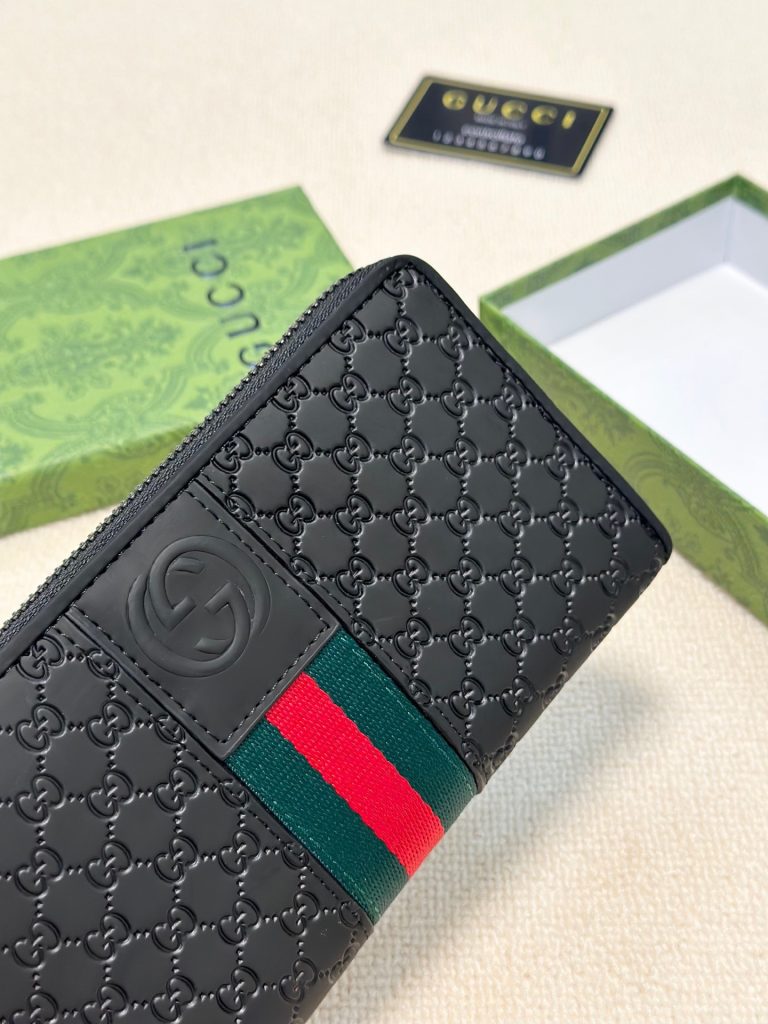 GUCCI グッチ ロングジップ长財布 ブラック - 画像 5