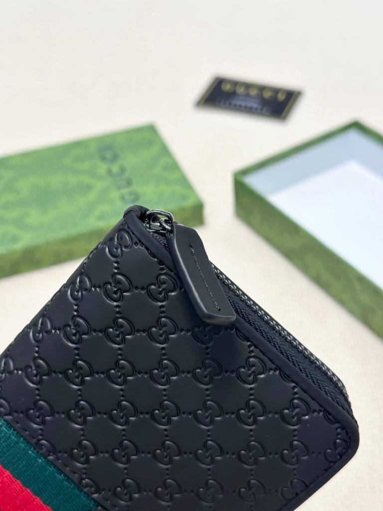 GUCCI グッチ ロングジップ长財布 ブラック - 画像 6