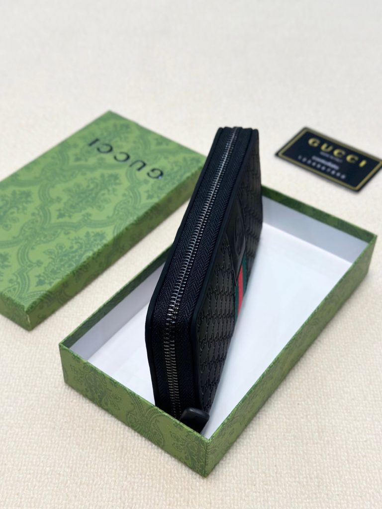 GUCCI グッチ ロングジップ长財布 ブラック - 画像 7