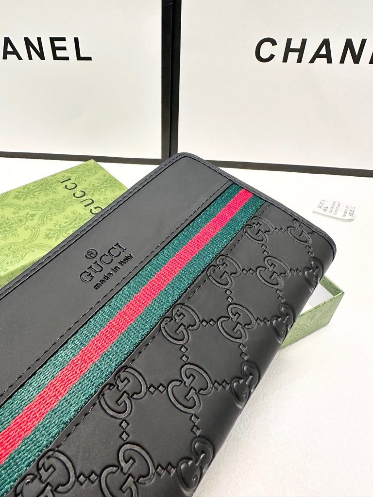 GUCCI グッチ 財布 長財布 ブラック レザー 本革仕様 - 画像 5