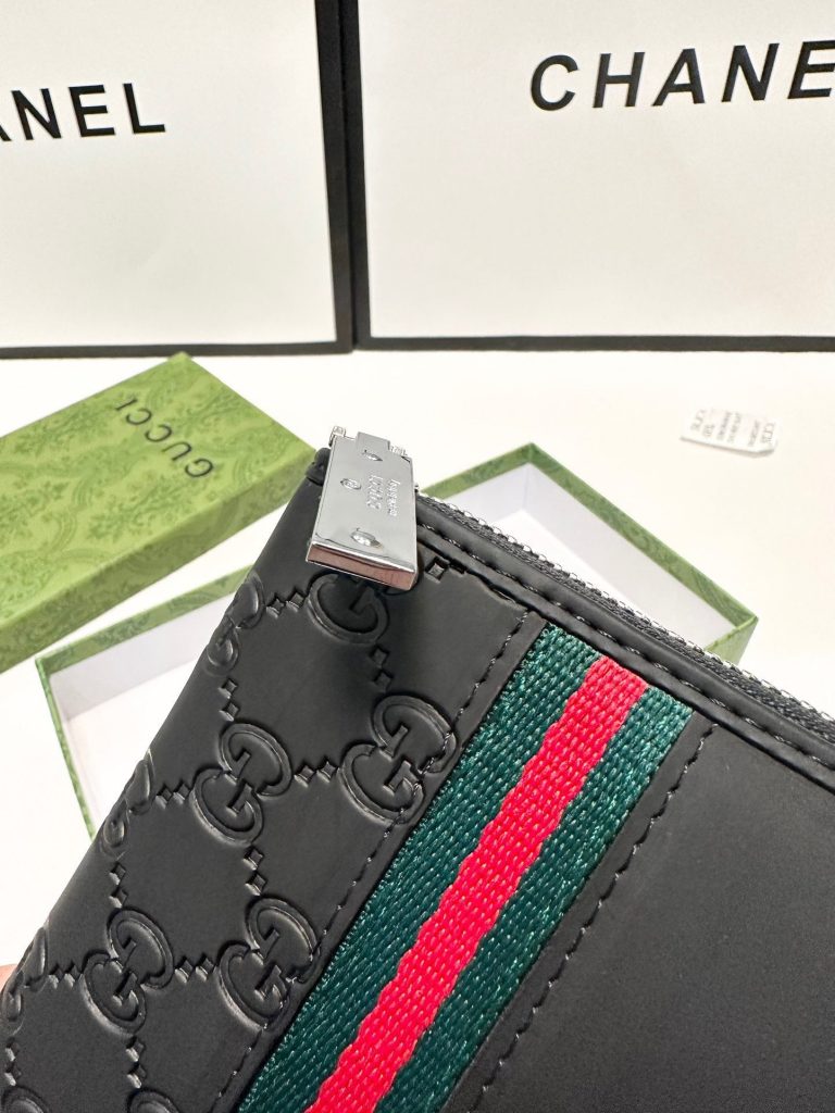 GUCCI グッチ 財布 長財布 ブラック レザー 本革仕様 - 画像 6