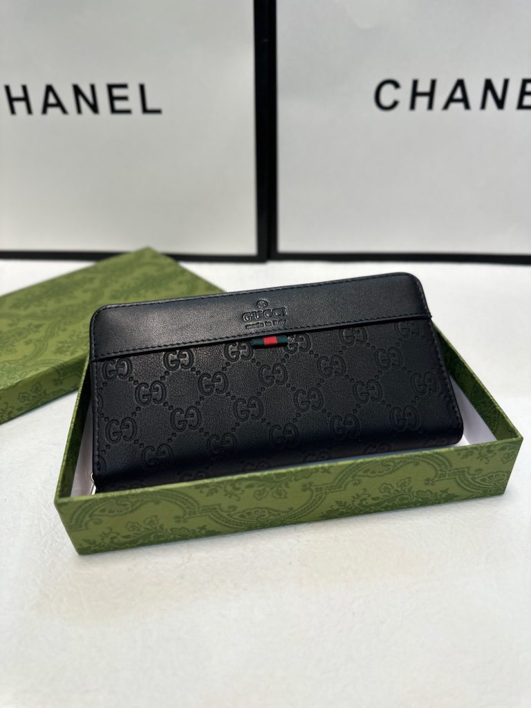 GUCCI グッチ メンズ長財布 ラウンドジップ ブラック - 画像 2