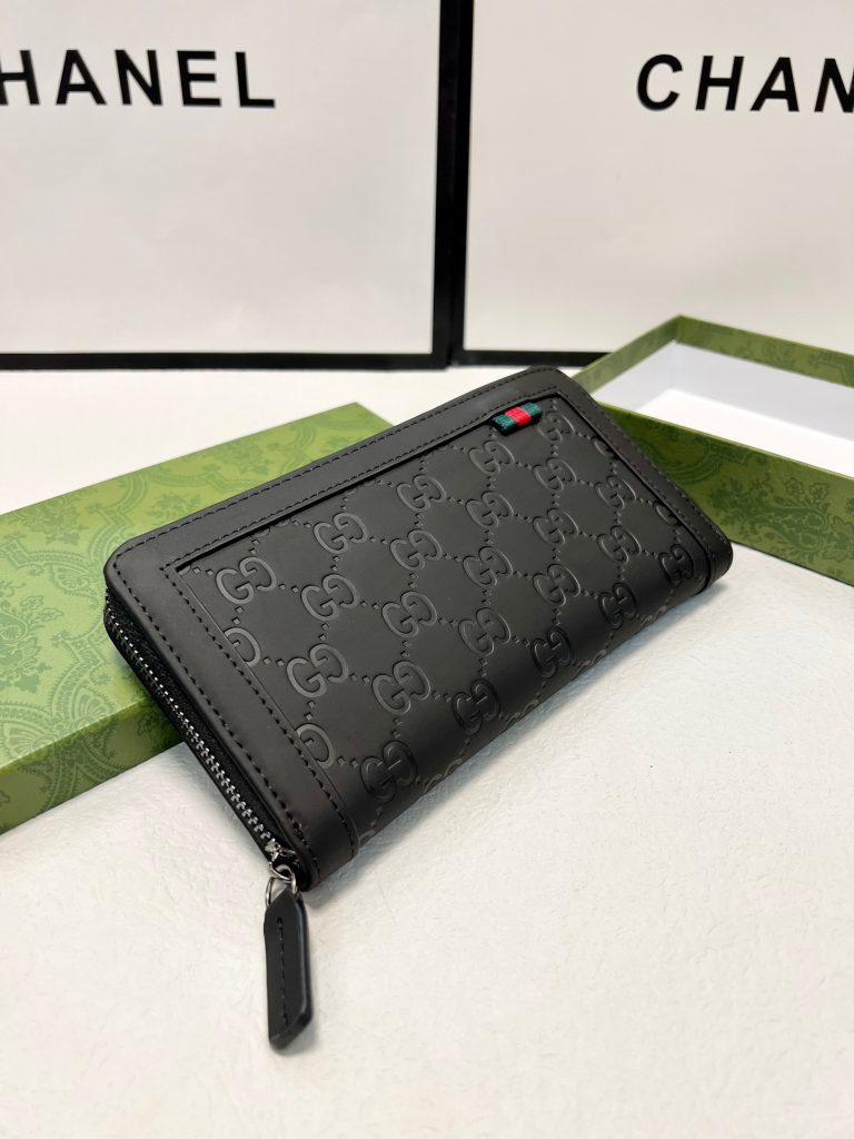 Gucci グッチ ロングウォレット メンズ ワラジ ブラック 長財布 - 画像 6