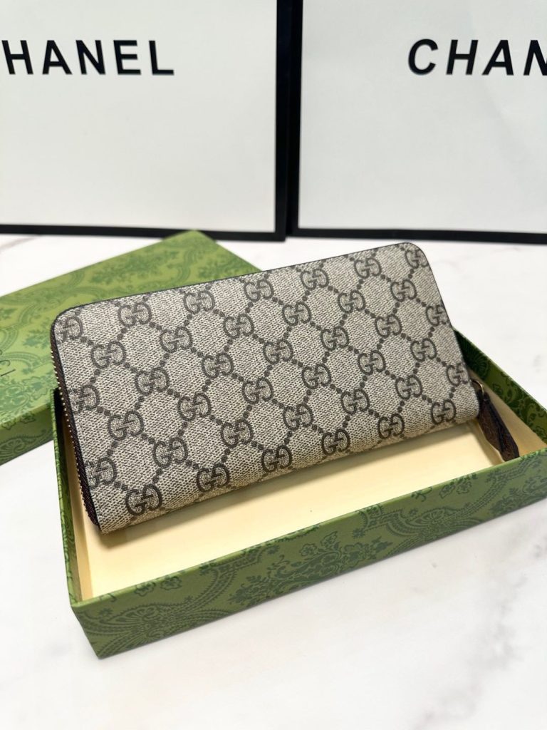 Gucci グッチ シグネチャー ロングジップウォレット ブラック 35〜60文字 - 画像 2
