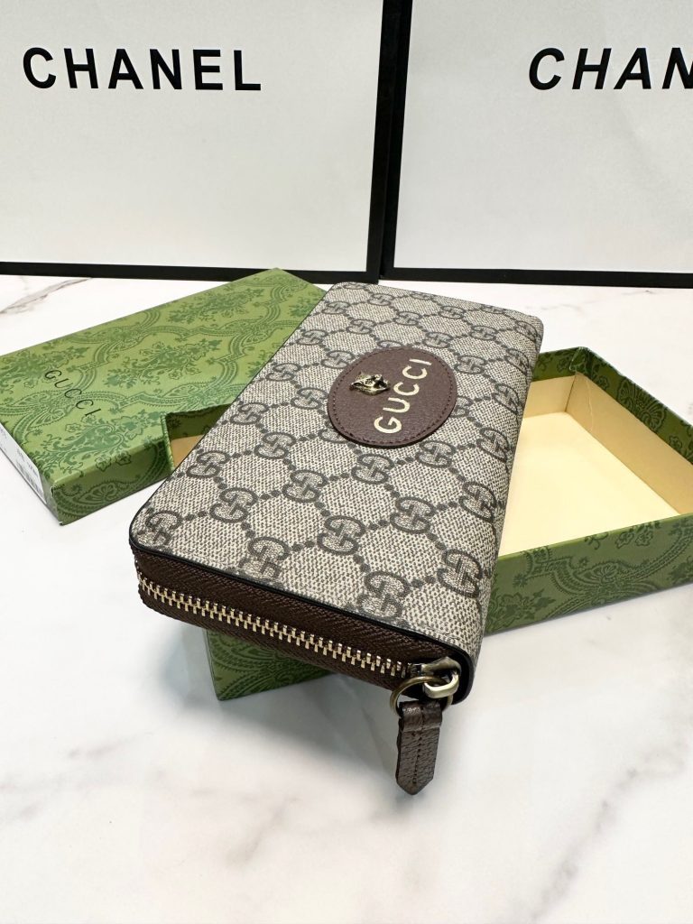 Gucci グッチ シグネチャー ロングジップウォレット ブラック 35〜60文字 - 画像 3