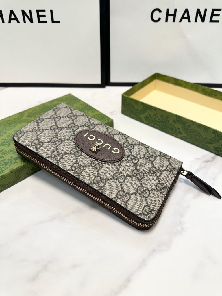 Gucci グッチ シグネチャー ロングジップウォレット ブラック 35〜60文字 - 画像 8