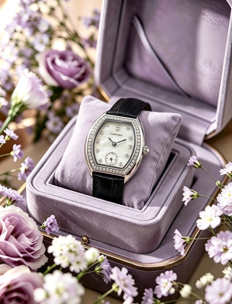 Cartier カルティエ ミニ酒桶型 時計 コピー レディース シルバー レッド 27*32mm - 画像 2