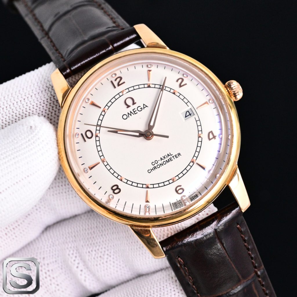 SJ出品 OMEGA 時計 コピー 9015機芯 42mm 金色 メンズ