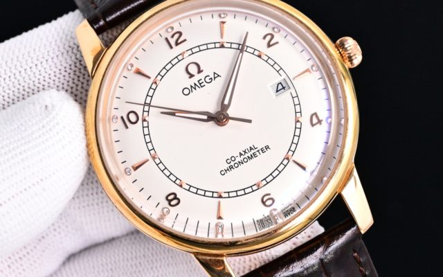 SJ出品 OMEGA 時計 コピー 9015機芯 42mm 金色 メンズ