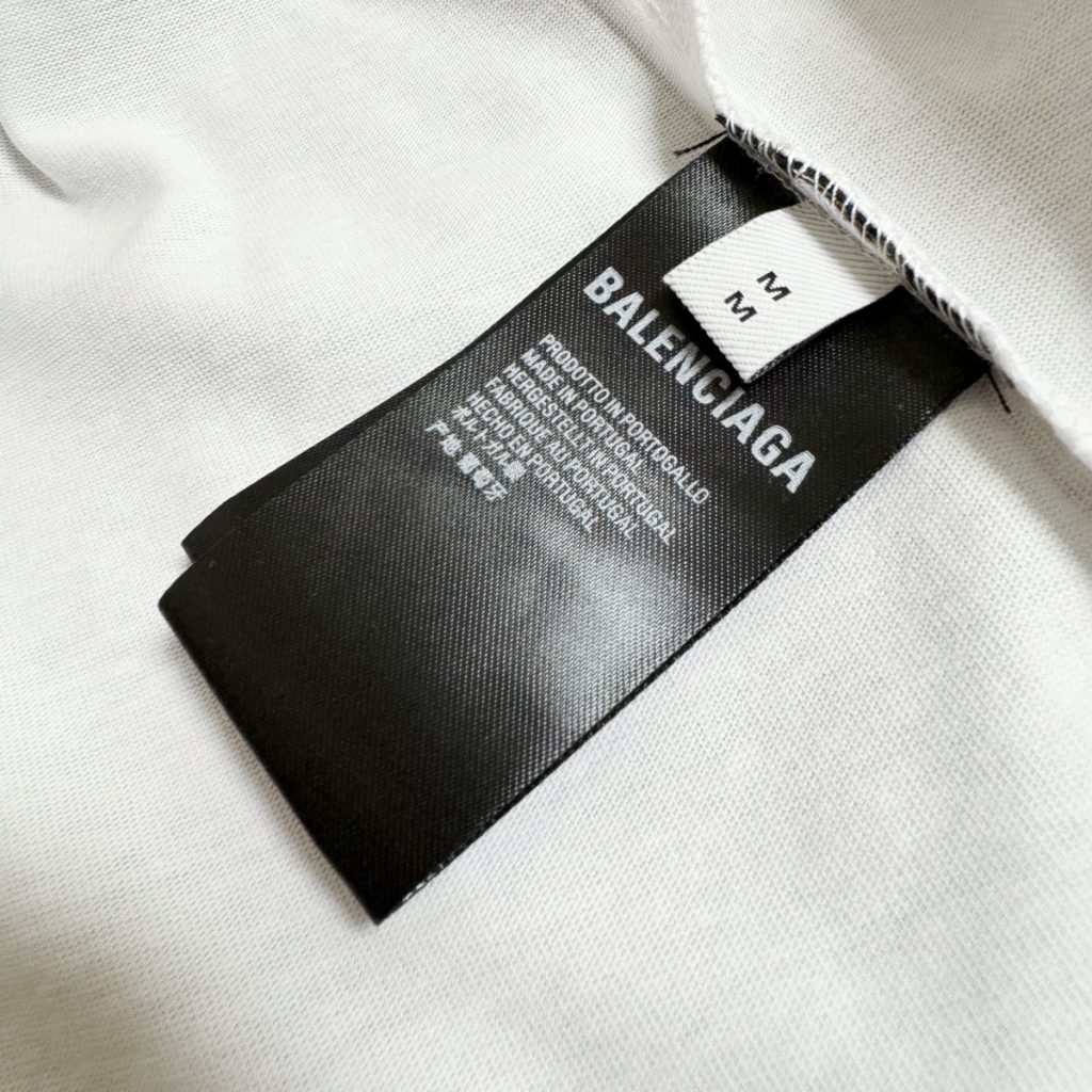 BALENCIAGA　バレンシアガ　半袖シャツ　プリントシャツ　クルーネック　メンズ　Tシャツ　T-shirt　2色 - 画像 6
