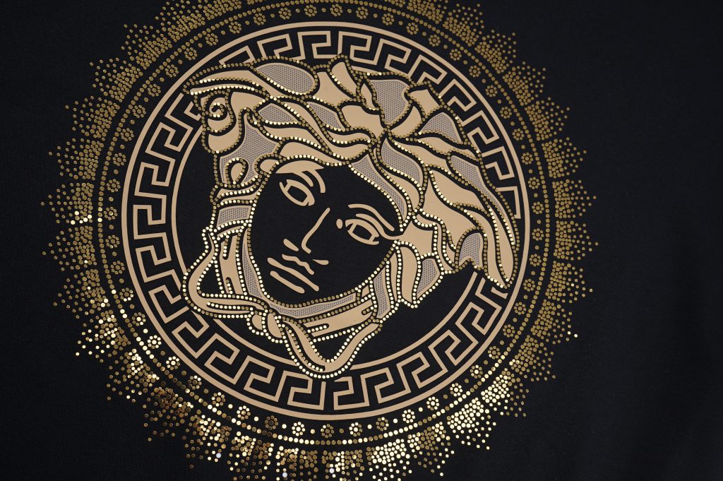 ヴェルサーチ Versace　Tシャツ　半袖　ブラック/ホワイト　プリントシャツ　クルーネック　メンズシャツ　T-shirt - 画像 6