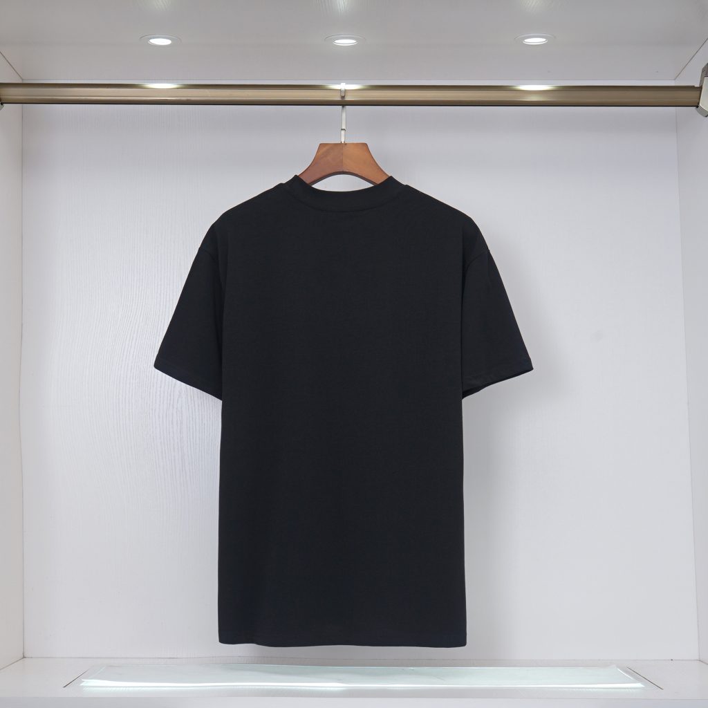 ヴェルサーチ Versace　Tシャツ　半袖　ブラック/ホワイト　プリントシャツ　クルーネック　メンズシャツ　T-shirt - 画像 4
