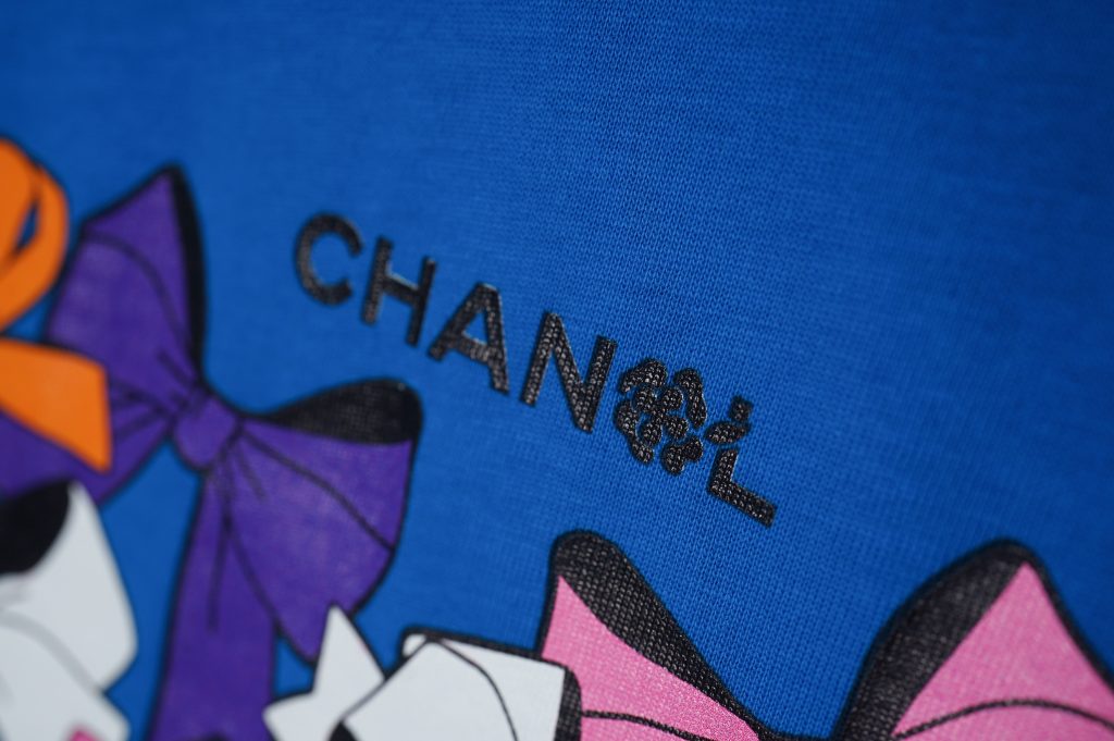 シャネル　CHANEL　半袖Ｔシャツ　夏　プリントシャツ　Tshirt　レディース　メンズ　クルーネックTシャツ　3色 - 画像 6